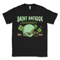 Black saint patrick university Classic Tee - MaliasSmallBusiness