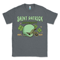 Charcoal Heather saint patrick university Classic Tee - MaliasSmallBusiness