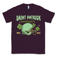 Plum saint patrick university Classic Tee - MaliasSmallBusiness
