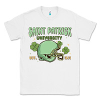 White saint patrick university Classic Tee - MaliasSmallBusiness