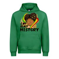 Emerald I am black history Urban Hoodie - FaDigitalArtStudio
