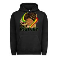Pigment Black I am black history Urban Hoodie - FaDigitalArtStudio