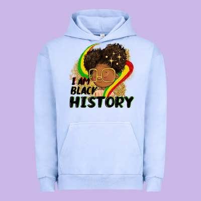 I Am Black History Urban Hoodie Designed By Fadigitalartstudio