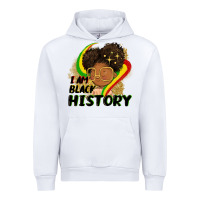 White I am black history Urban Hoodie - FaDigitalArtStudio