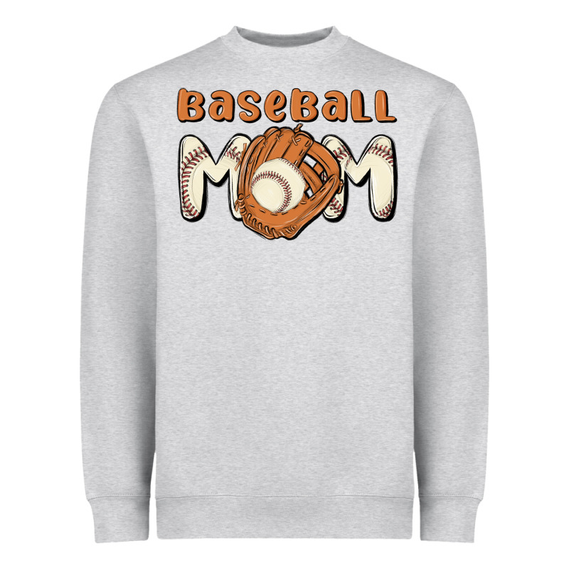 Baseball Mom Heavyweight Sweatshirt by MaliasSmallBusiness | Teevron