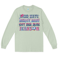 Matcha lord have mercy baby got her blue jeans on Long Sleeve Tee - NancyCooperArtShop