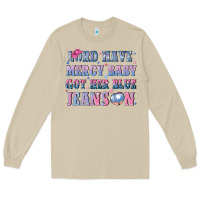 Mushroom lord have mercy baby got her blue jeans on Long Sleeve Tee - NancyCooperArtShop