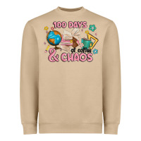 Mushroom 100 days of coffe and chaos Heavyweight Sweatshirt - MaliasSmallBusiness