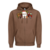 Chestnut Christmas teeth dentist Zipper Hoodie - Jasminsmagicworld