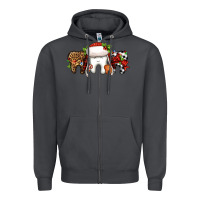 Smoke Christmas teeth dentist Zipper Hoodie - Jasminsmagicworld