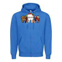 True Royal Christmas teeth dentist Zipper Hoodie - Jasminsmagicworld