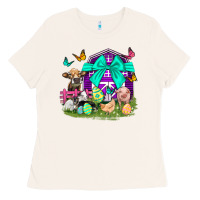 Bone Easter Farm Animal Easter Day Ladies Tee - Neo Western