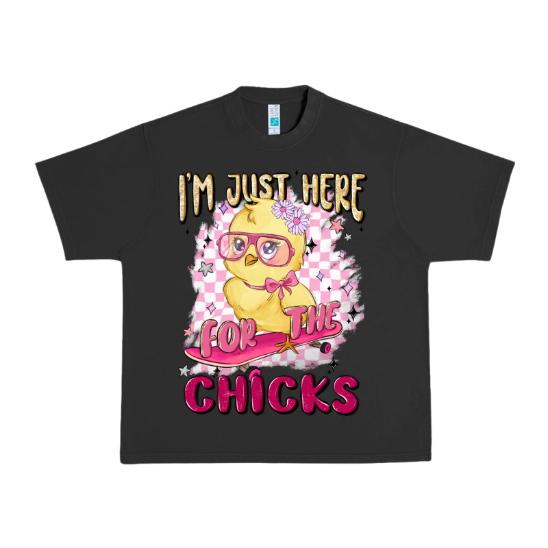 I'm Just Here For The Chicks Urban Heavy Tee by MaliasSmallBusiness | Teevron