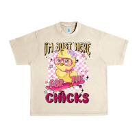 Sandshell i'm just here for the chicks Urban Heavy Tee - MaliasSmallBusiness