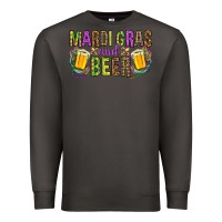 Smoke mardi gras and beer hjf Premium Sweatshirt - HowdyJamesFarm