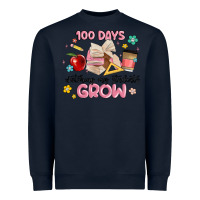 Navy 100 days of watching my students grow Heavyweight Sweatshirt - MaliasSmallBusiness