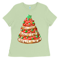 Matcha red christmas cookie cake fa element Ladies Tee - FaDigitalArtStudio