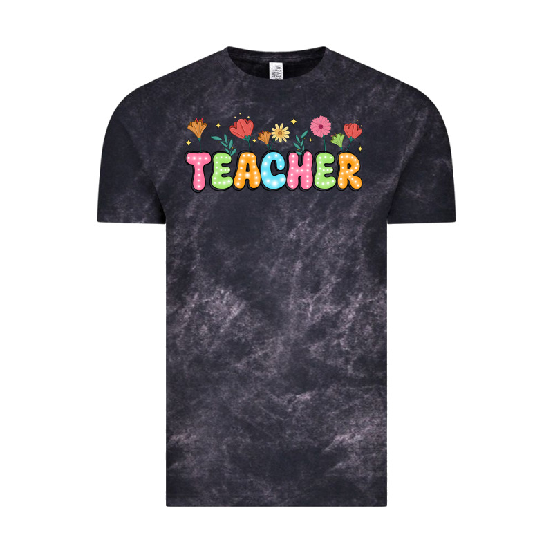 Custom Teacher Flowers Vintage Tee by JahusDesignShop | Teevron