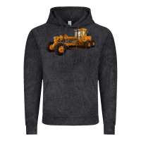 Vintage Black Motor Grader Vintage Hoodie - LillyAllenDesigns