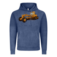 Vintage Denim Motor Grader Vintage Hoodie - LillyAllenDesigns