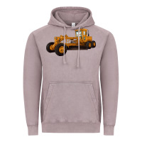 Vintage Zinc Motor Grader Vintage Hoodie - LillyAllenDesigns