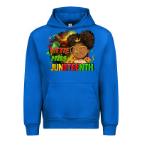 Cobalt Little miss Juneteenth Urban Hoodie - FaDigitalArtStudio