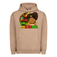 Pigment Burro Little miss Juneteenth Urban Hoodie - FaDigitalArtStudio