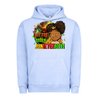 Pigment Grape Ice Little miss Juneteenth Urban Hoodie - FaDigitalArtStudio