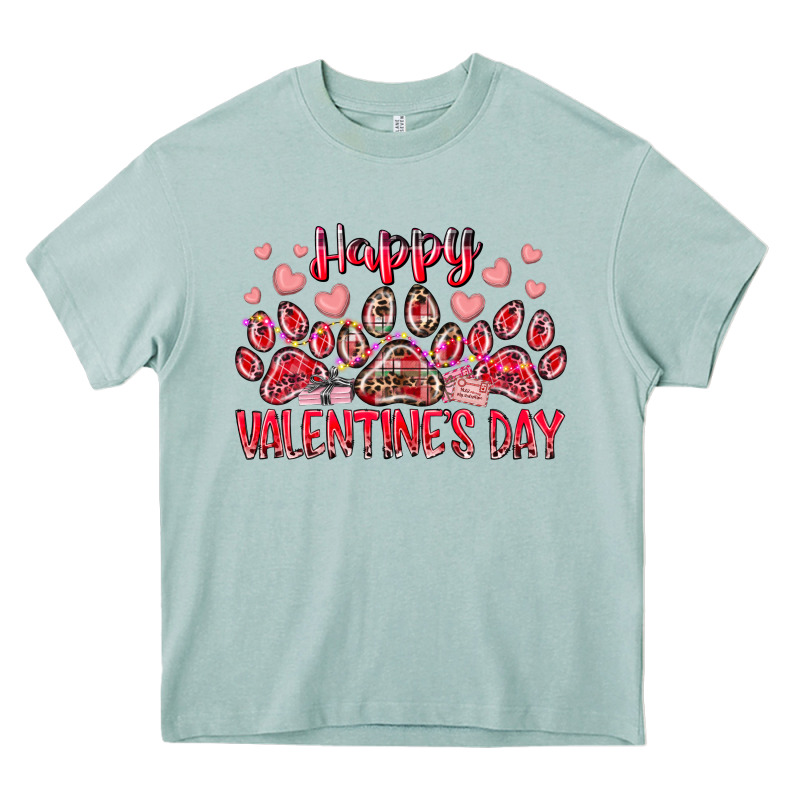 Happy Valentines Day Dog Pet Heavy Core Tee by RacoonDesign | Teevron