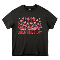 Asphalt happy valentines day dog pet Heavy Core Tee - RacoonDesign
