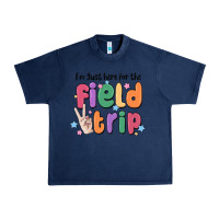 Navy i'm just here for the field trip Urban Heavy Tee - MaliasSmallBusiness