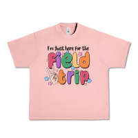 Salmon i'm just here for the field trip Urban Heavy Tee - MaliasSmallBusiness