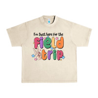 Sandshell i'm just here for the field trip Urban Heavy Tee - MaliasSmallBusiness