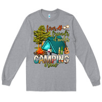 Heather Grey fires friends drinks camping crew Long Sleeve Tee - NancyCooperArtShop
