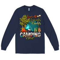 Navy fires friends drinks camping crew Long Sleeve Tee - NancyCooperArtShop
