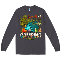 Smoke fires friends drinks camping crew Long Sleeve Tee - NancyCooperArtShop