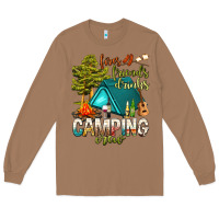 Toasted Coconut fires friends drinks camping crew Long Sleeve Tee - NancyCooperArtShop