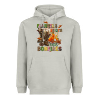 Moon Dust Flannels boots and bonfires Heavyweight Hoodie - NancyCooperArtShop