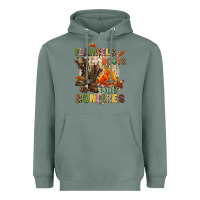 Sage Flannels boots and bonfires Heavyweight Hoodie - NancyCooperArtShop
