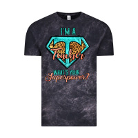 Cloud Black i'm a teacher what's your superpower leopard Vintage Tee - Jasminsmagicworld