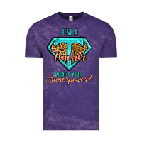 Cloud Purple i'm a teacher what's your superpower leopard Vintage Tee - Jasminsmagicworld