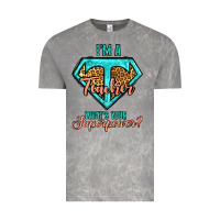 Cloud Rock i'm a teacher what's your superpower leopard Vintage Tee - Jasminsmagicworld