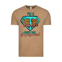 Vintage Coffee i'm a teacher what's your superpower leopard Vintage Tee - Jasminsmagicworld