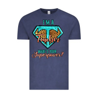 Vintage Denim i'm a teacher what's your superpower leopard Vintage Tee - Jasminsmagicworld