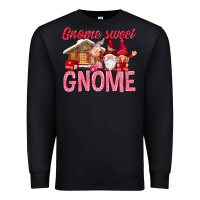 Black Gnome sweet gnome Valentine's Day Premium Sweatshirt - HowdyJamesFarm