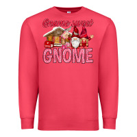 Cardinal Gnome sweet gnome Valentine's Day Premium Sweatshirt - HowdyJamesFarm