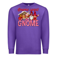 Purple Gnome sweet gnome Valentine's Day Premium Sweatshirt - HowdyJamesFarm