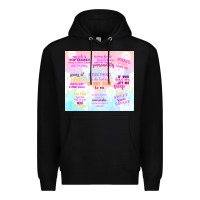 Black a fun thing to do today is not talk to me Premium Hoodie - TumblerDesignByShophia
