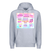 Heather Grey a fun thing to do today is not talk to me Premium Hoodie - TumblerDesignByShophia