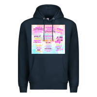Navy a fun thing to do today is not talk to me Premium Hoodie - TumblerDesignByShophia